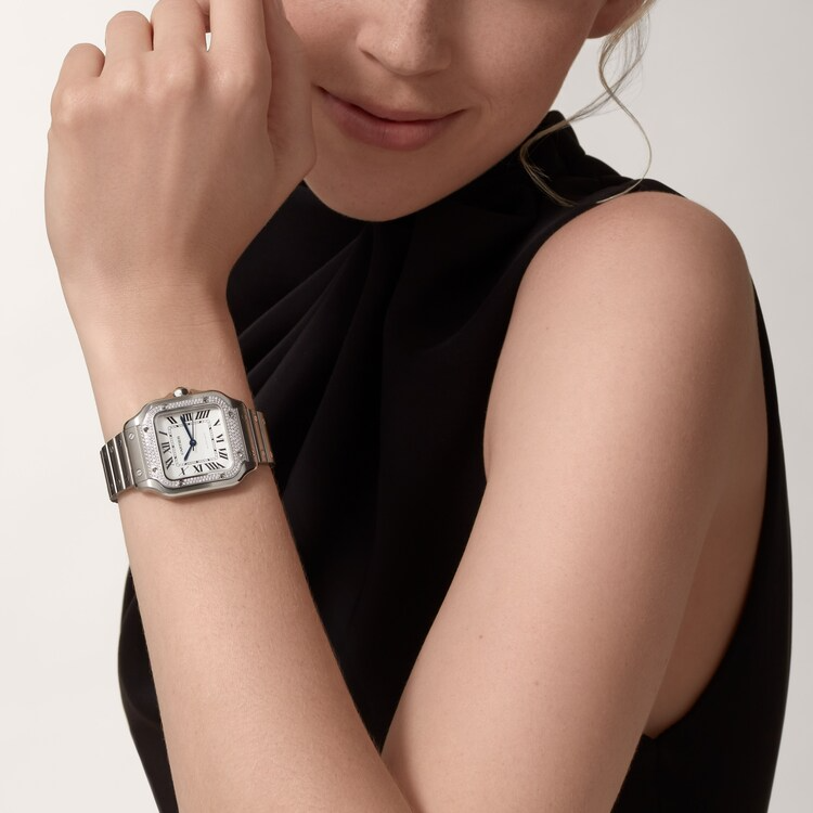 Unworn Santos, Stainless Steel, 35.1mm, photo 9