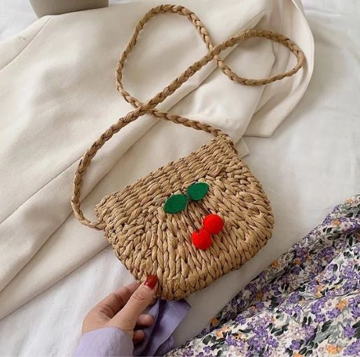 Straw Crossbody Bag