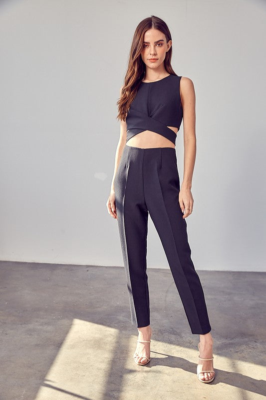 Do + Be High Waisted Slim Ankle Dress Pants