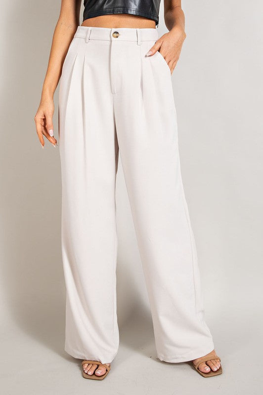 ee:some Straight Wide Leg Pants