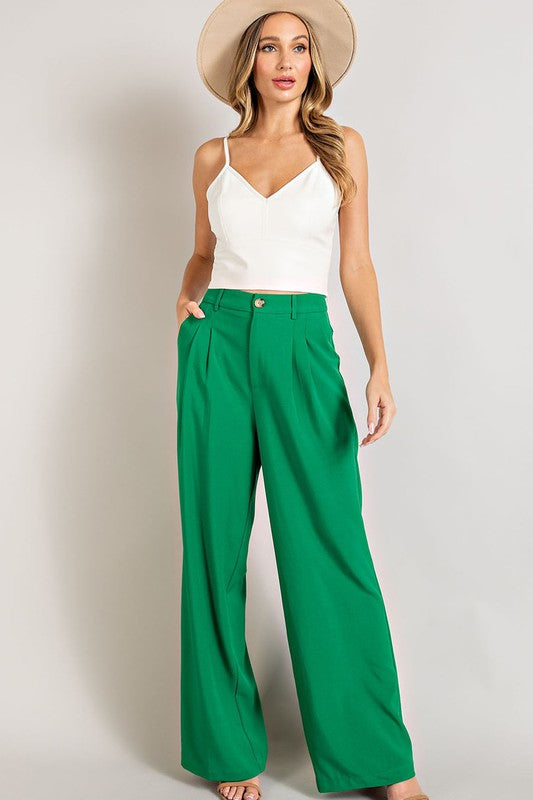 ee:some Straight Wide Leg Pants