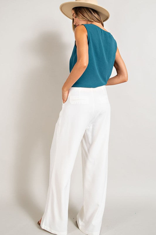 ee:some Straight Wide Leg Pants