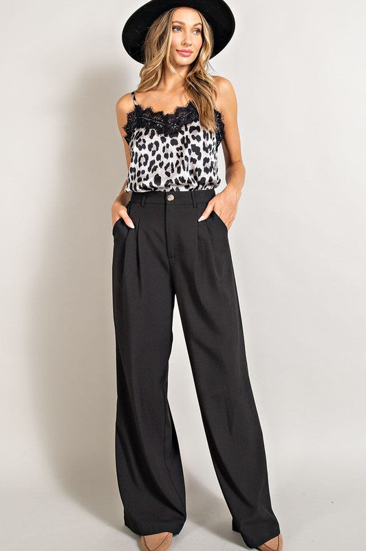 ee:some Straight Wide Leg Pants