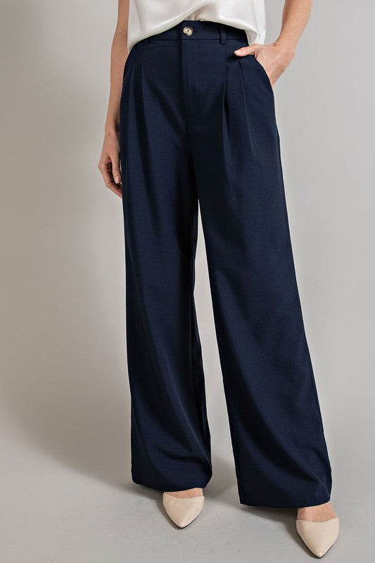 ee:some Straight Wide Leg Pants