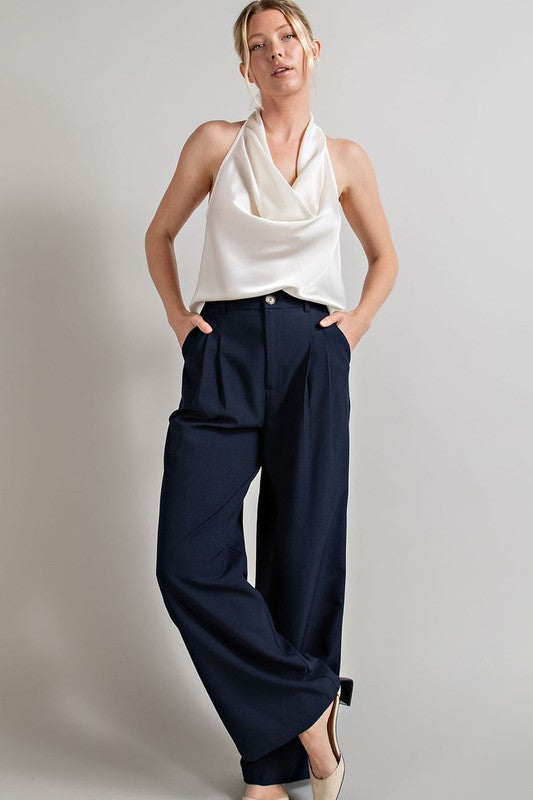 ee:some Straight Wide Leg Pants