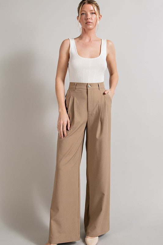 ee:some Straight Wide Leg Pants