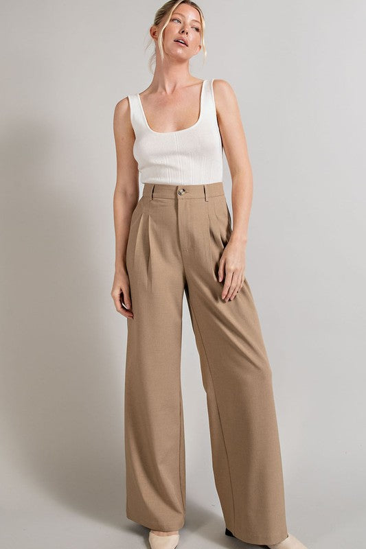 ee:some Straight Wide Leg Pants