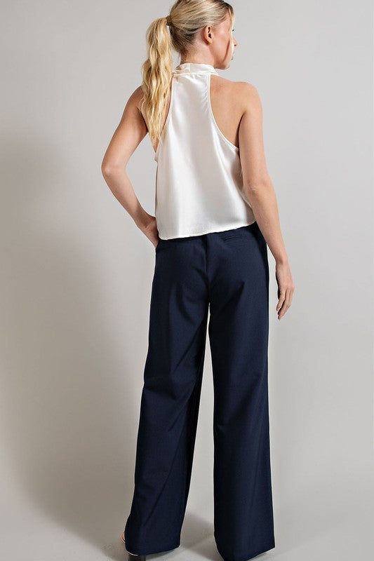 ee:some Straight Wide Leg Pants