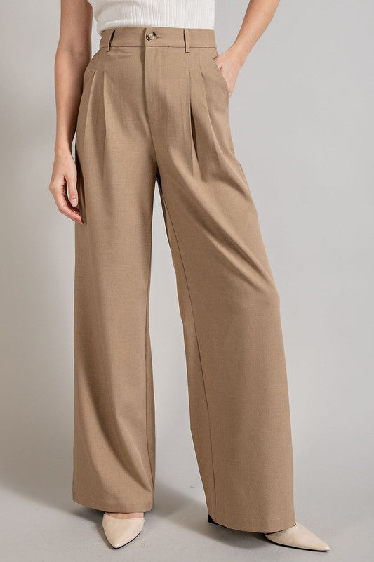 ee:some Straight Wide Leg Pants