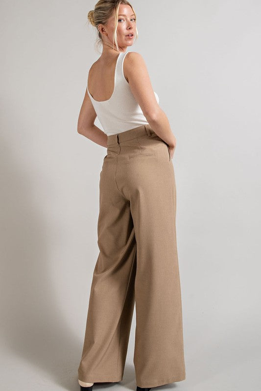 ee:some Straight Wide Leg Pants