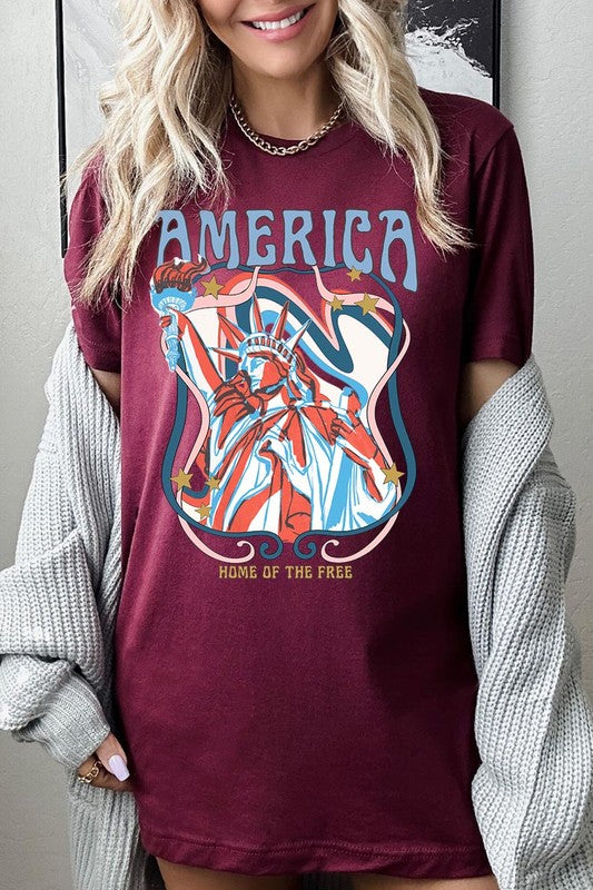 Statue of Liberty 'America' Graphic Tee