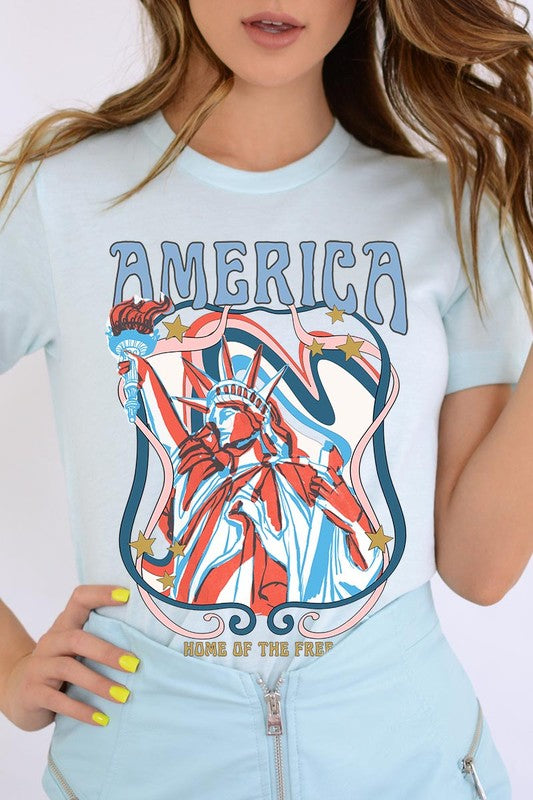 Statue of Liberty 'America' Graphic Tee