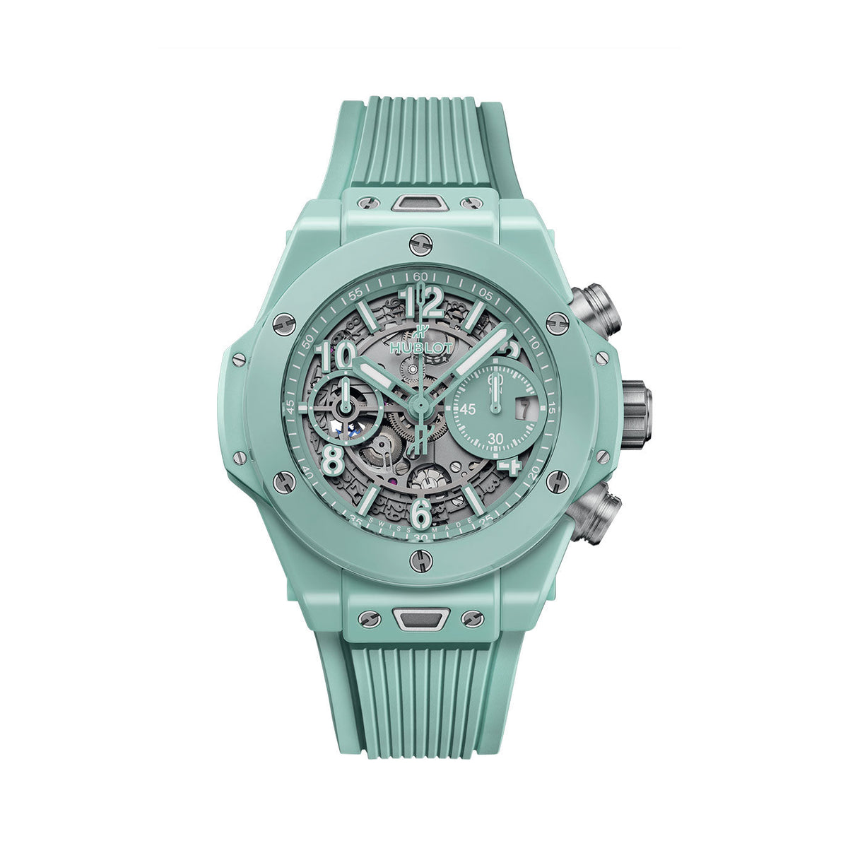 Unworn Big Bang Unico Mint Green Ceramic 42, 441.GS.5221.RX