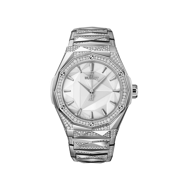 Classic Fusion ORLINSKI BRACELET TITANIUM WHITE ALTERNATIVE PAVÉ