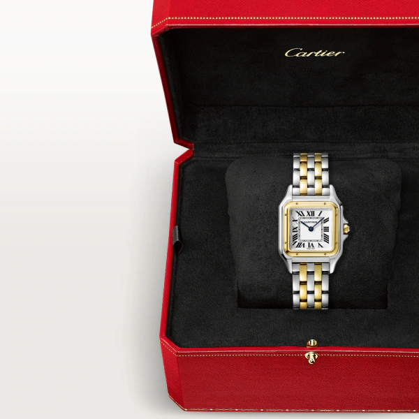 Unworn Panthère, Stainless Steel, 18k Yellow Gold, 29mm x 37mm, photo 8