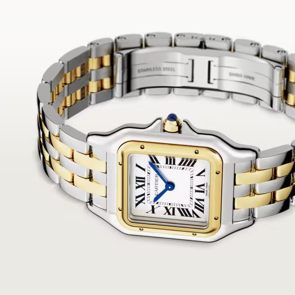 Unworn Panthère, Stainless Steel, 18k Yellow Gold, 29mm x 37mm, photo 3