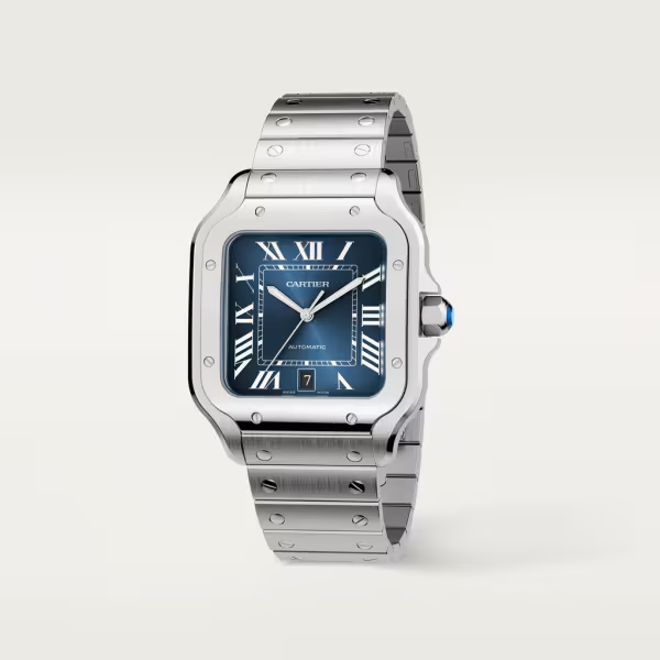 Unworn Santos, Stainless Steel, 39.8mm, photo 9