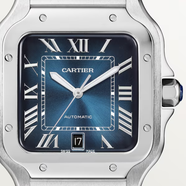 Unworn Santos, Stainless Steel, 39.8mm, photo 2
