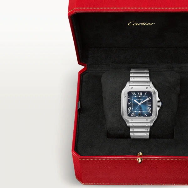 Unworn Santos, Stainless Steel, 39.8mm, photo 11