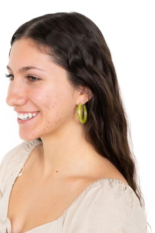 Spiffy & Splendid Josie Hoops - Moss Green