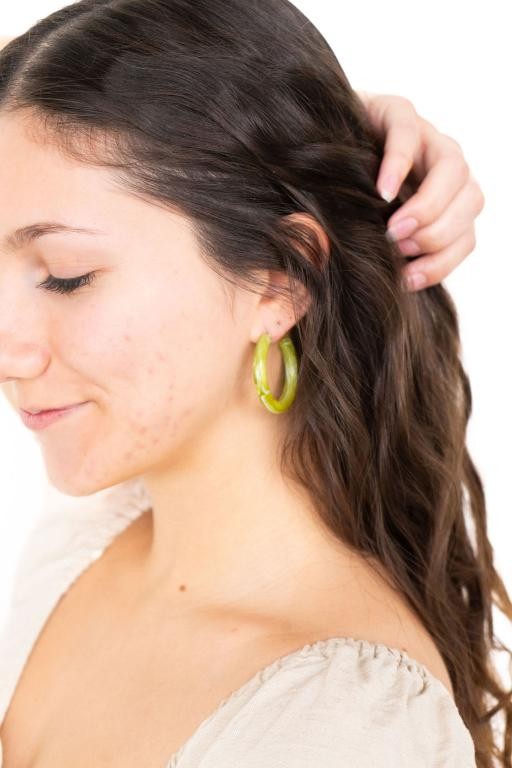 Spiffy & Splendid Josie Hoops - Moss Green