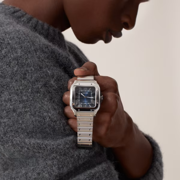Unworn Santos, Stainless Steel, 39.8mm, photo 10