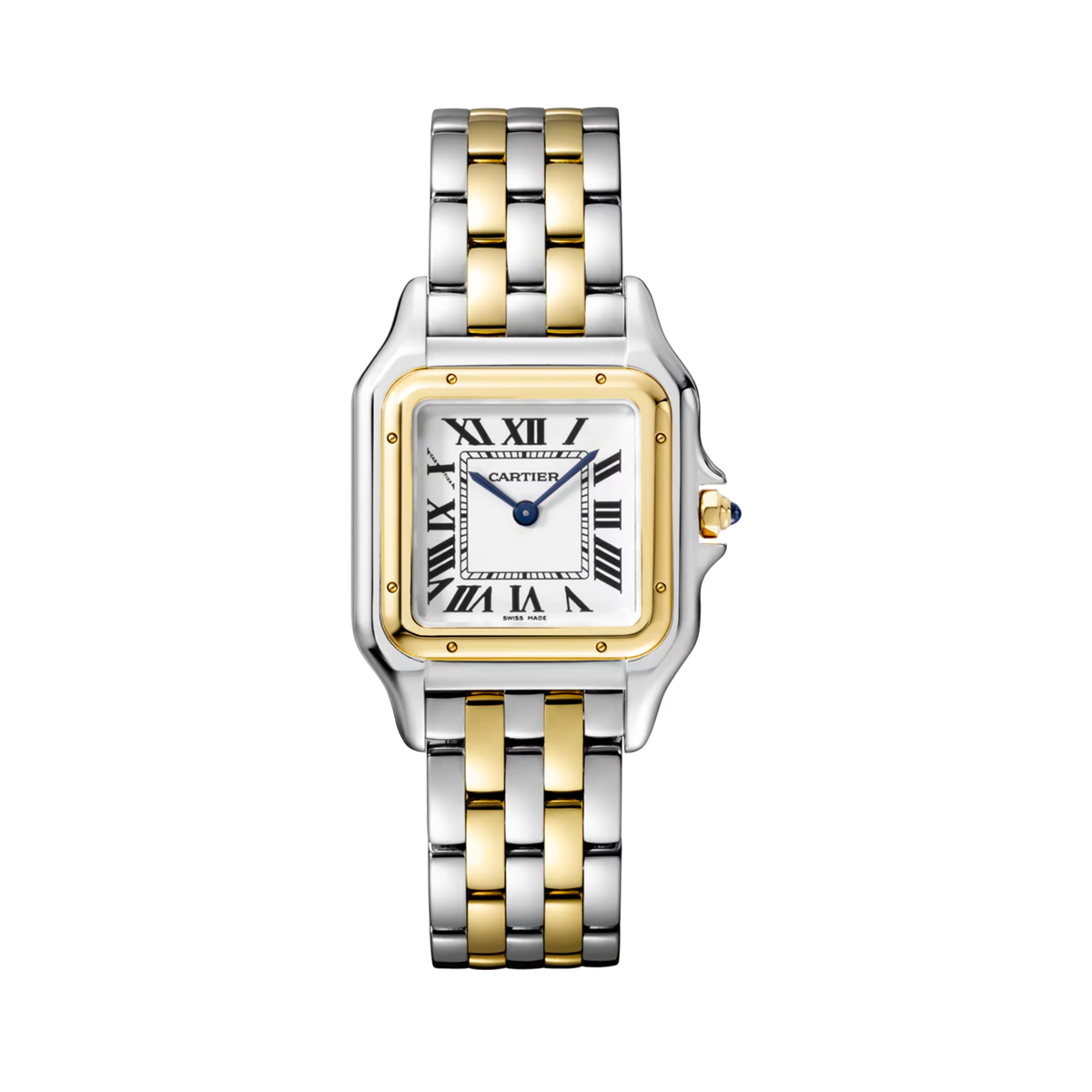 Unworn Panthère, Stainless Steel, 18k Yellow Gold, 29mm x 37mm
