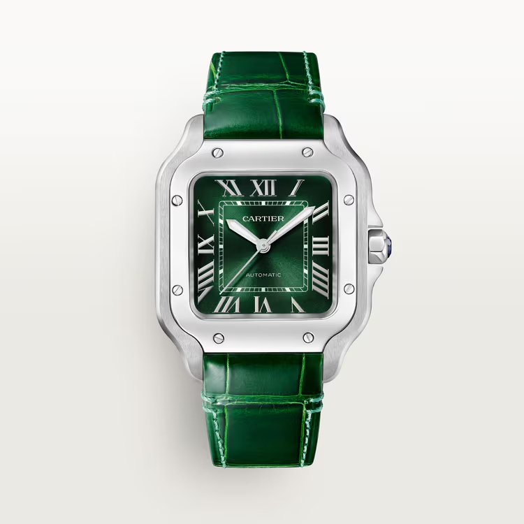 Unworn Santos, Stainless Steel, 41.9mm x 35.1mm, photo 2