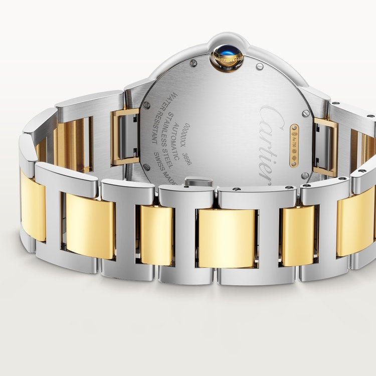 Unworn Ballon Bleu, Stainless Steel and 18k Yellow Gold, 42mm, photo 5