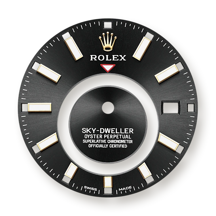 Sky-Dweller 42mm, 18k Yellow Gold, Oysterflex, photo 2