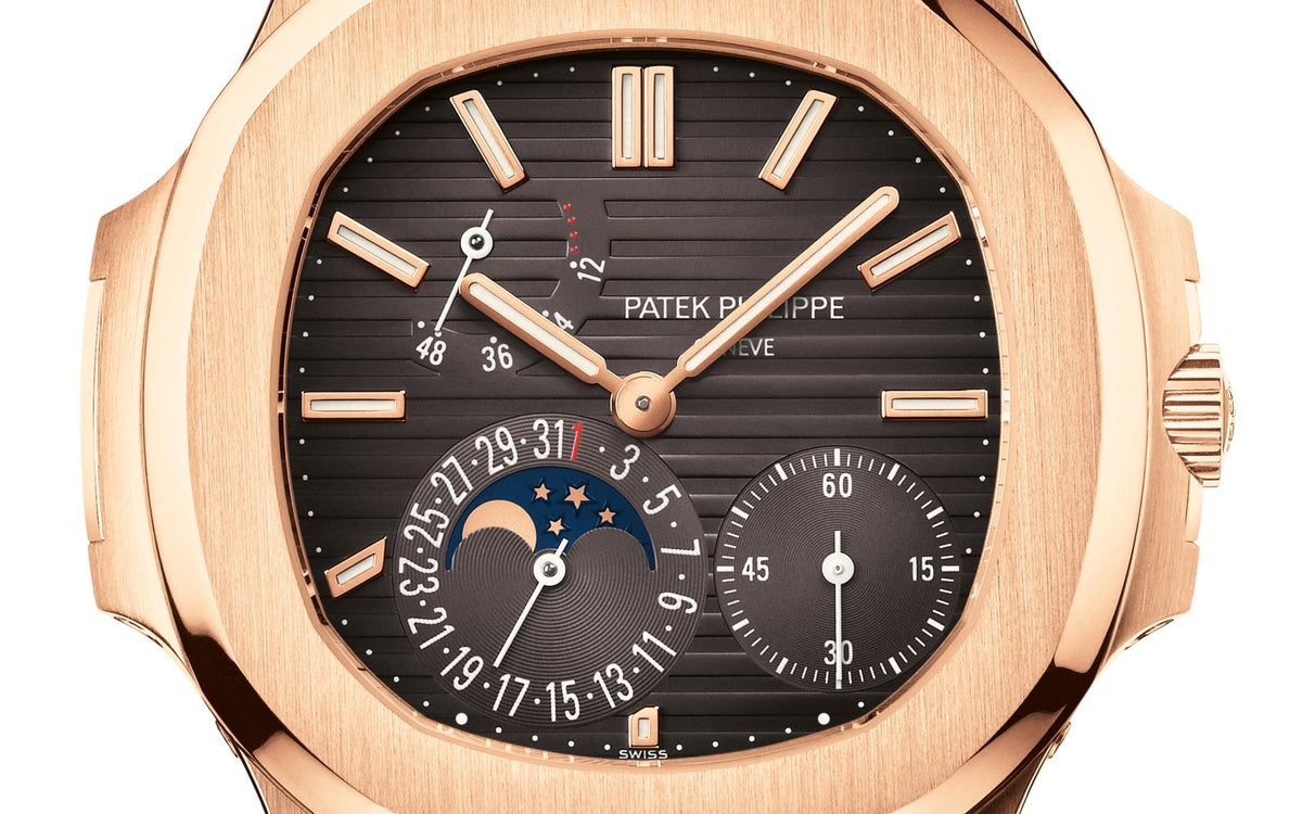 Nautilus Date, Moon Phases Watch, 18k Rose Gold, 40mm, photo 3