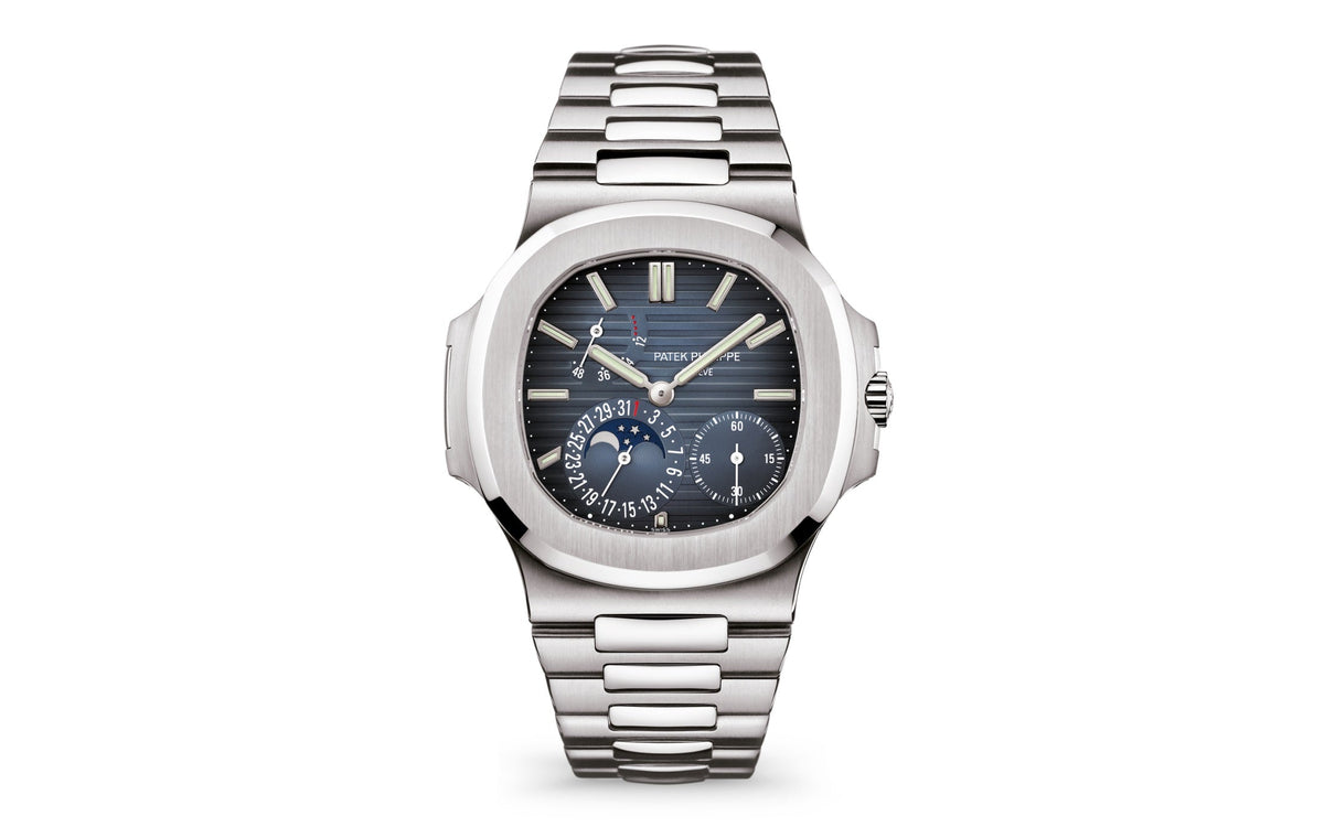 Nautilus Date, Moon Phases Watch, Stainless Steel, 40mm, photo 2