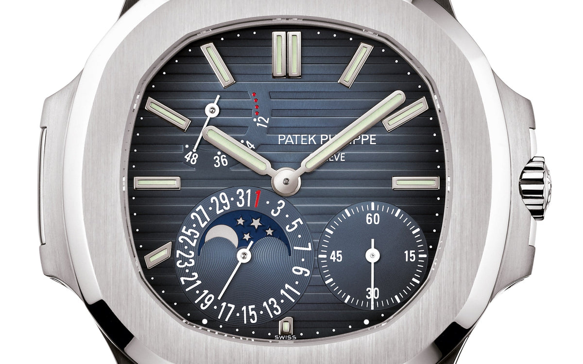 Nautilus Date, Moon Phases Watch, Stainless Steel, 40mm, photo 3