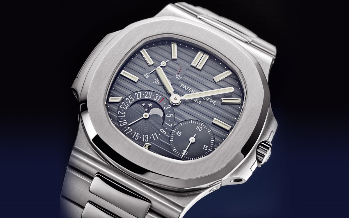 Nautilus Date, Moon Phases Watch, Stainless Steel, 40mm, photo 4