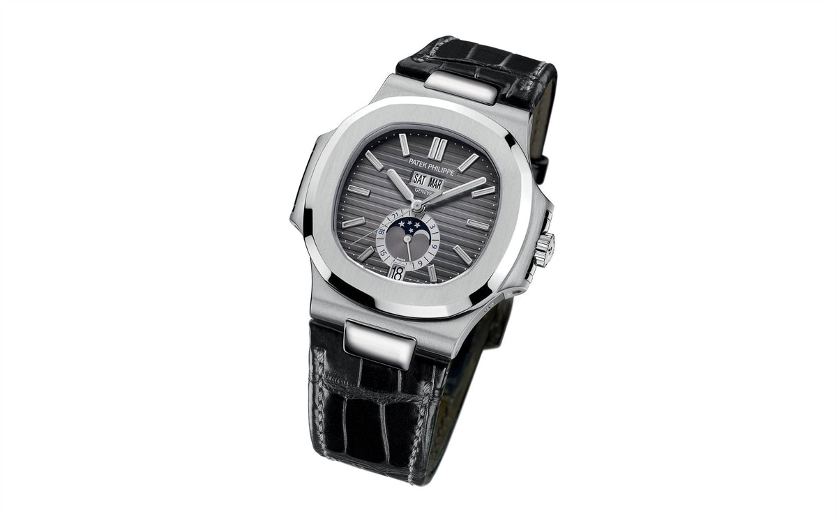 Nautilus Annual Calendar, Moon Phases Watch, Stainless Steel, 40,5 mm, photo 7