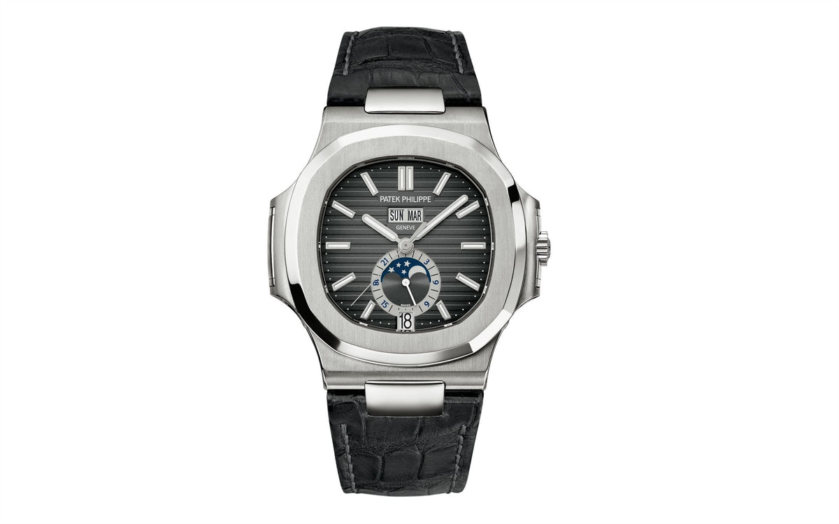 Nautilus Annual Calendar, Moon Phases Watch, Stainless Steel, 40,5 mm, photo 2