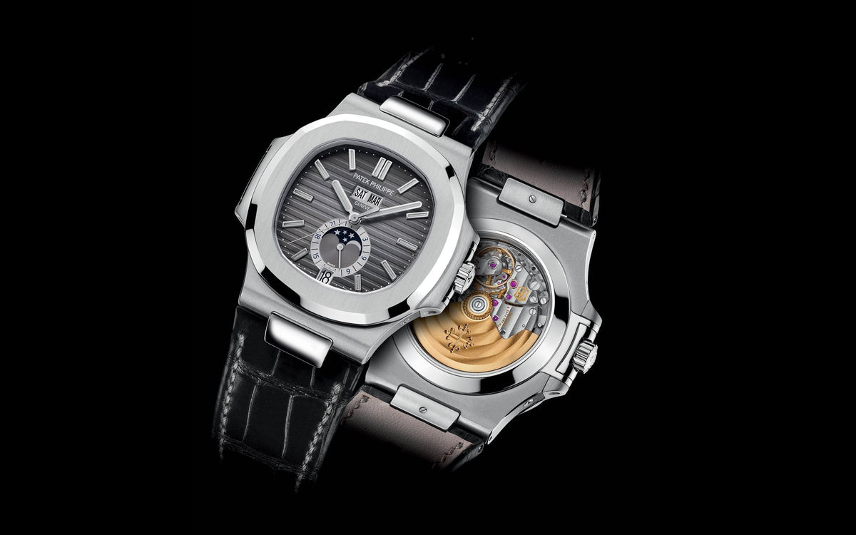 Nautilus Annual Calendar, Moon Phases Watch, Stainless Steel, 40,5 mm, photo 5