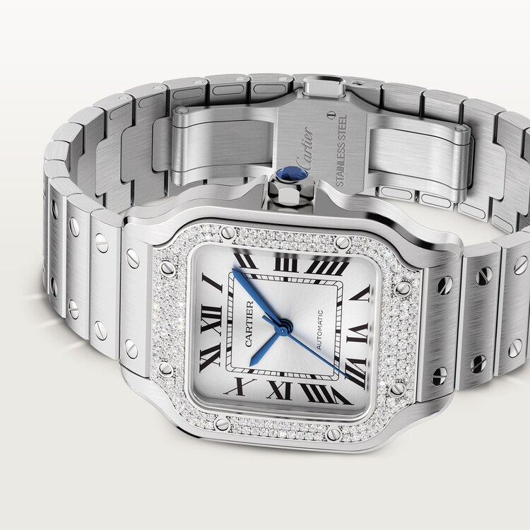 Unworn Santos, Stainless Steel, 35.1mm, photo 4