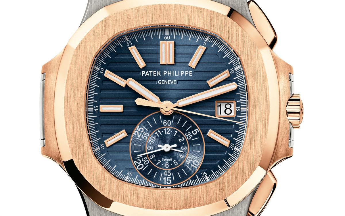 Nautilus Flyback Chronograph, Date Watch, 18k Rose Gold and Stainless Steel, 40,5 mm, photo 2