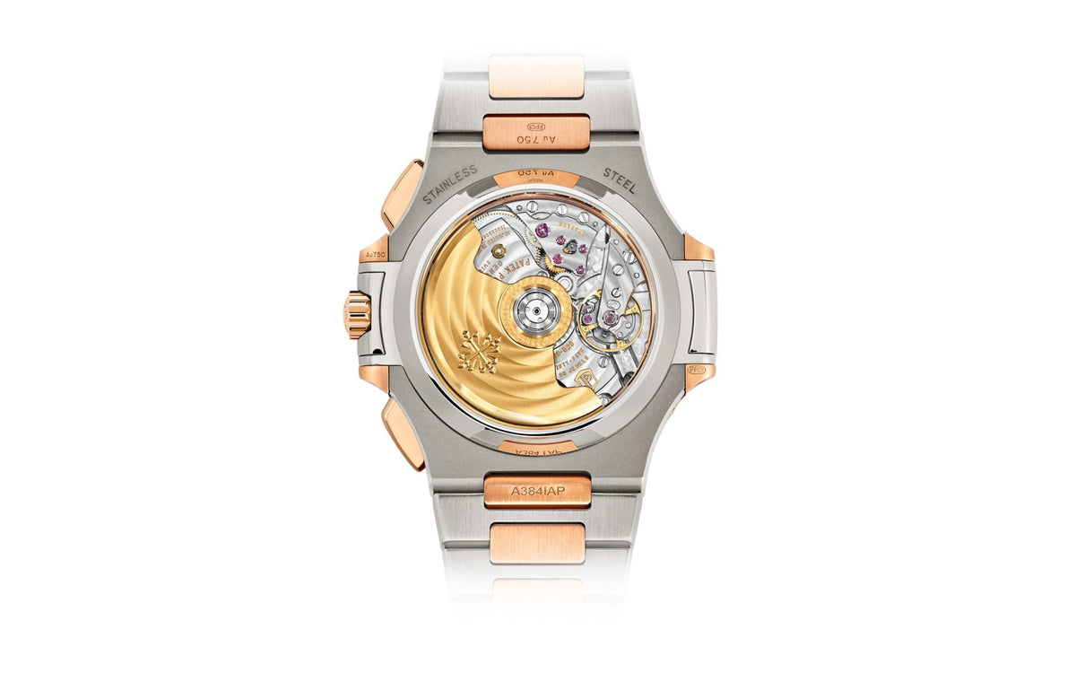 Nautilus Flyback Chronograph, Date Watch, 18k Rose Gold and Stainless Steel, 40,5 mm, photo 5