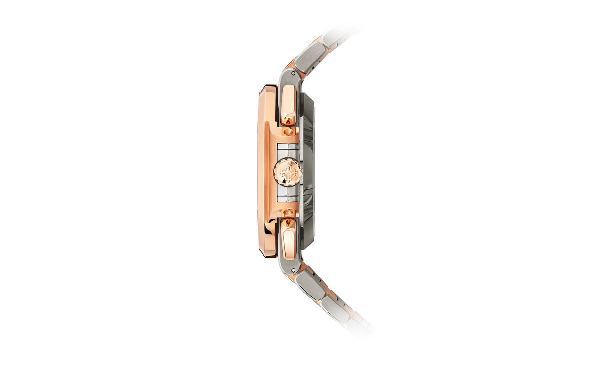 Nautilus Flyback Chronograph, Date Watch, 18k Rose Gold and Stainless Steel, 40,5 mm, photo 3