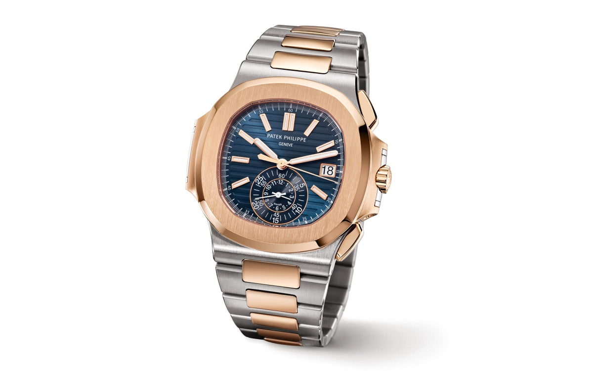Nautilus Flyback Chronograph, Date Watch, 18k Rose Gold and Stainless Steel, 40,5 mm, photo 4