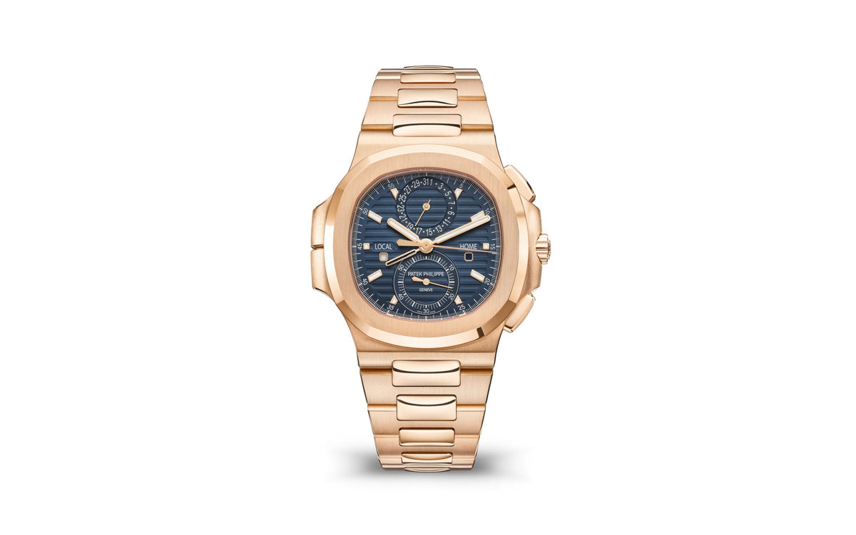 Nautilus Travel Time Chronograph Watch, 18k Rose Gold, 40,5 mm, photo 2