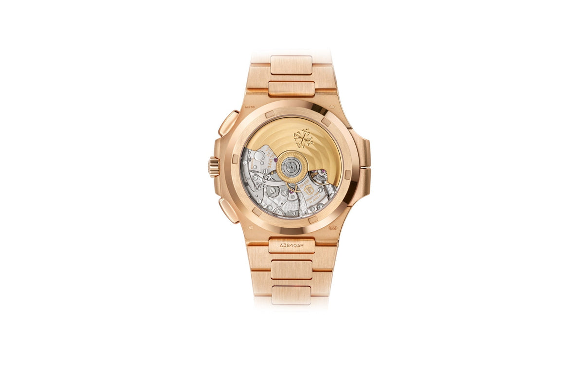 Nautilus Travel Time Chronograph Watch, 18k Rose Gold, 40,5 mm, photo 12