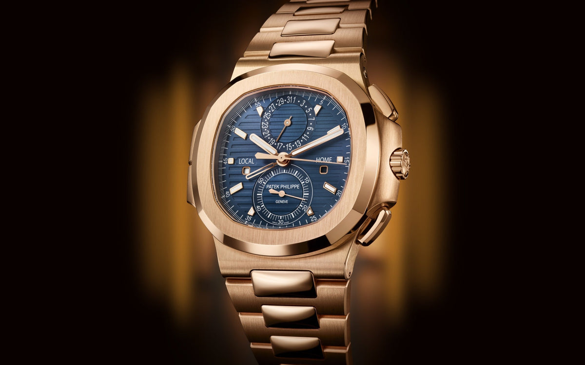 Nautilus Travel Time Chronograph Watch, 18k Rose Gold, 40,5 mm, photo 11