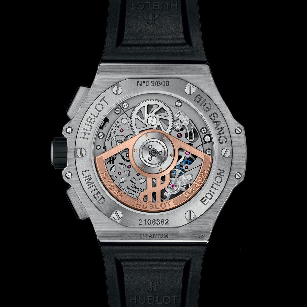 Unworn Big Bang 20th Anniversary Titanium Ceramic 43, 431.NM.1337.RX, photo 5