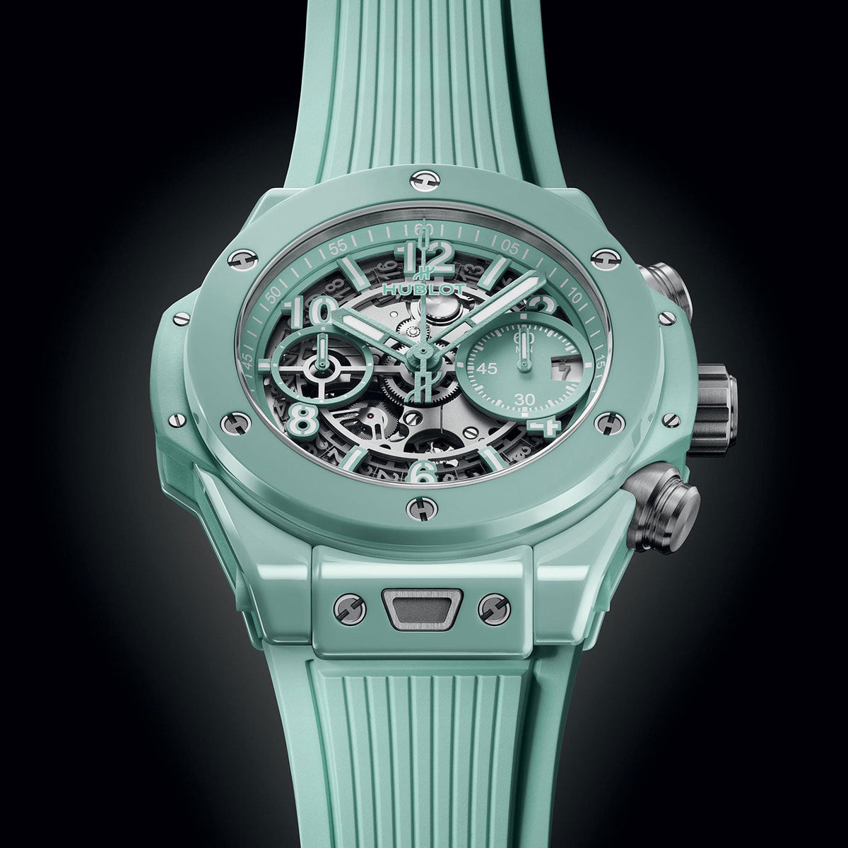 Unworn Big Bang Unico Mint Green Ceramic 42, 441.GS.5221.RX, photo 5