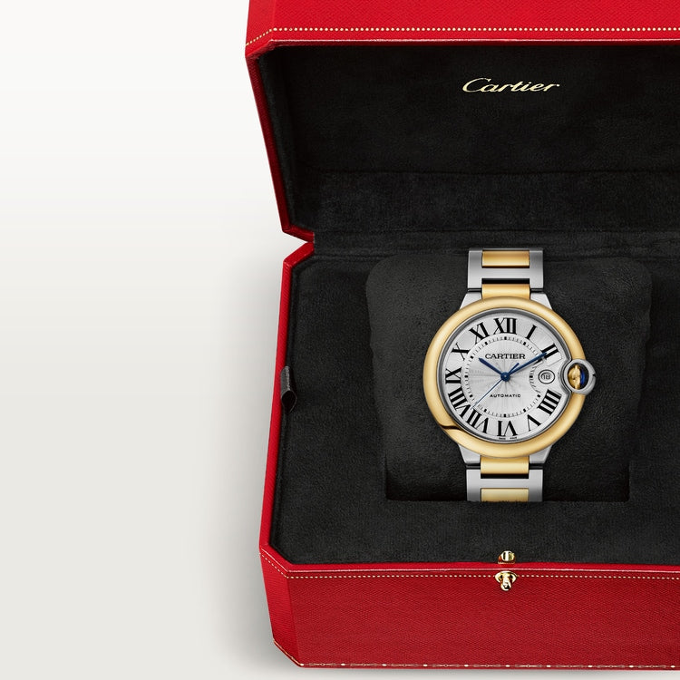Unworn Ballon Bleu, Stainless Steel and 18k Yellow Gold, 42mm, photo 8