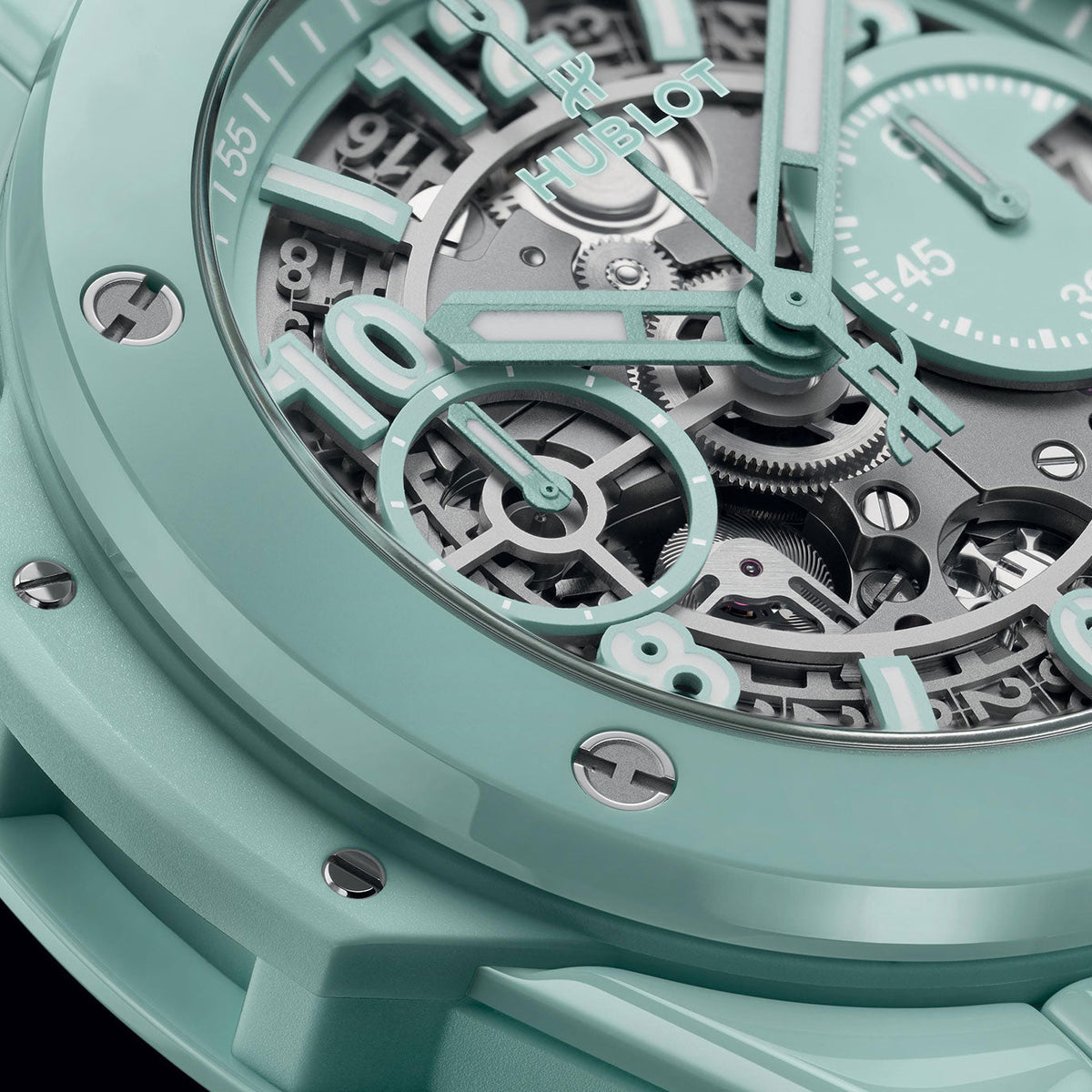 Unworn Big Bang Unico Mint Green Ceramic 42, 441.GS.5221.RX, photo 6