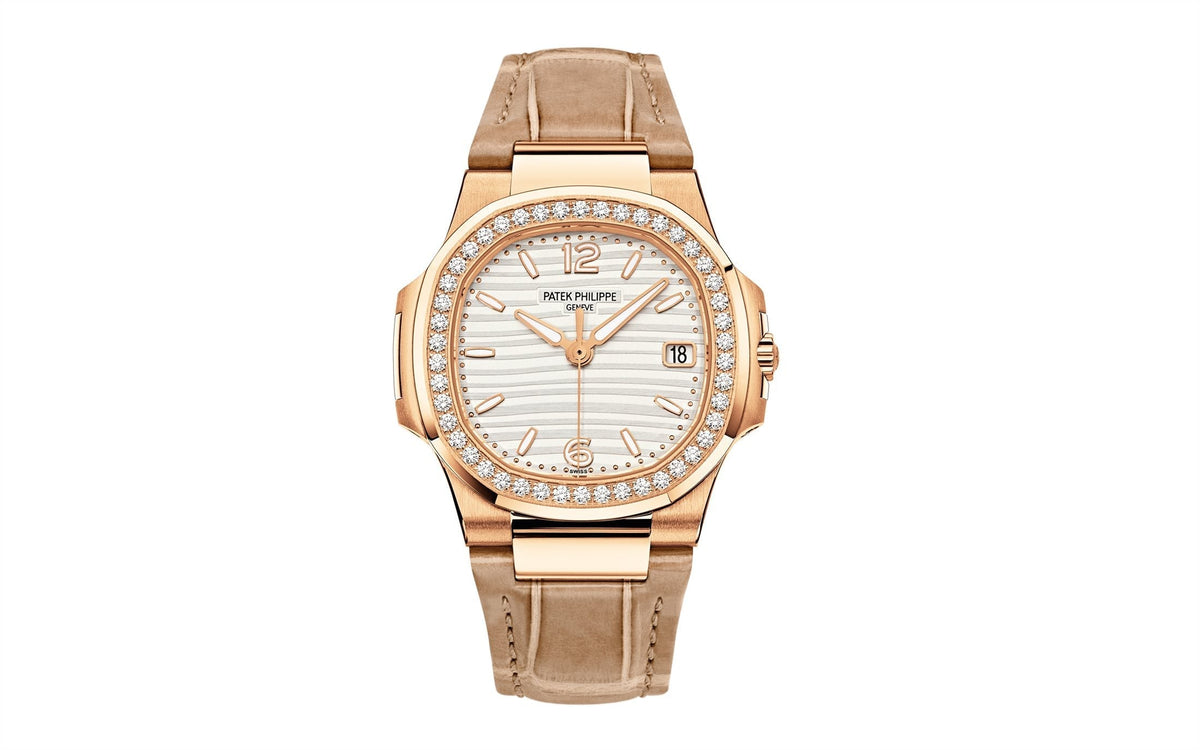 Nautilus Quartz Diamond Ladies Watch, 18k Rose Gold, 32mm, photo 2